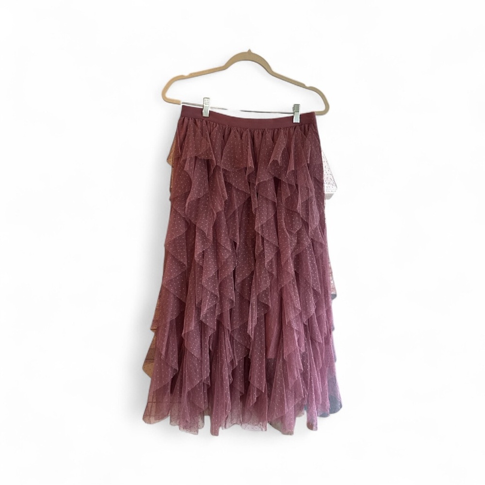 WD NY WITH shear tulle Layered Skirt waist 28” Length 34”